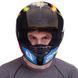 Мотошлем интеграл (full face) HNJ M-601-4 L-XL мультиколор L M-601-4 фото 13