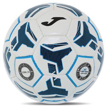 Мяч футбольный Joma ICEBERG III 400854-216-T5 №5 PU белый-бирюзовый 400854-216-T5 фото