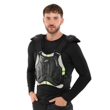 Мотопанцирь для защиты спины и груди Alpinestar MS-5542 M-XL черный MS-5542 фото