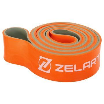 Гума петля для підтягувань та тренувань стрічка силова Zelart POWER LOOP FI-5439-5 400г помаранчевий FI-5439-5 фото