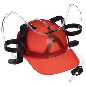 Каска пивная с подставкой под банки Алко каска SP-Sport Drinking Hat GB022 цвета в ассортименте GB022 фото