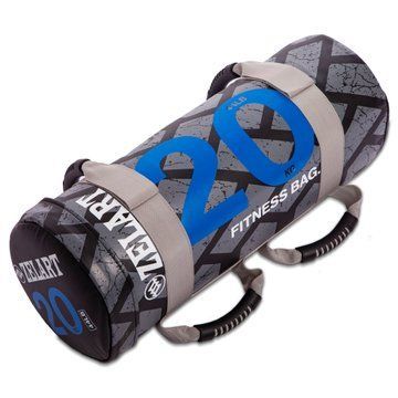 Мешок утяжелитель для функционального тренинга Power Bag Zelart FI-0899-20 20кг черный-синий FI-0899-20 фото