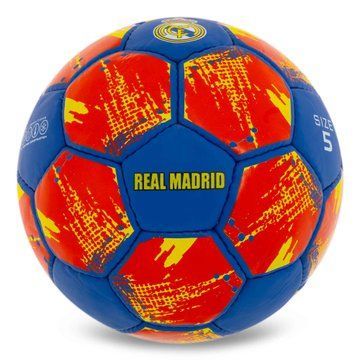 Мяч футбольный BALLONSTAR REAL MADRID FB-0047-803 №5 PU синий-желтый-красный FB-0047-803 фото