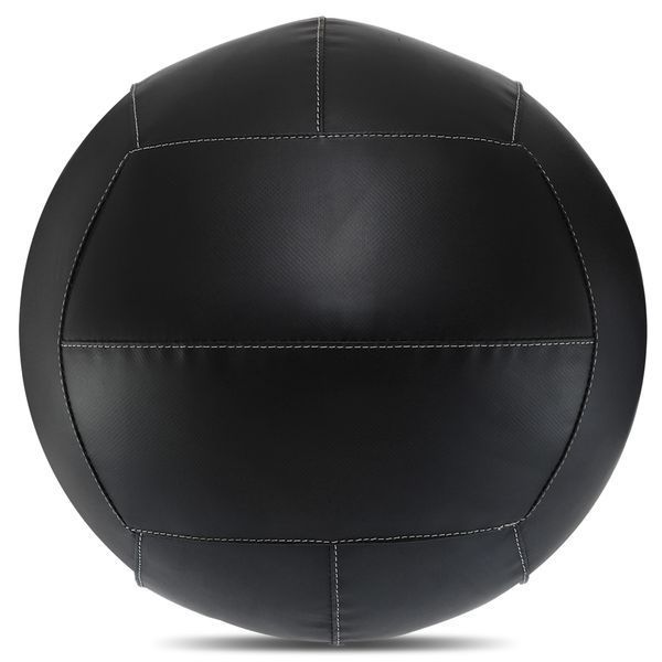 Мяч набивной медицинский для кроссфита WALL BALL Zelart TA-7822-12 вес-12кг черный TA-7822-12 фото