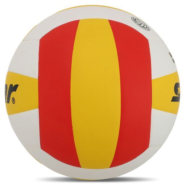 Мяч волейбольный STAR SOFT HIGHEST VB425-34S №5 PU белый-желтый-красный VB425-34S фото