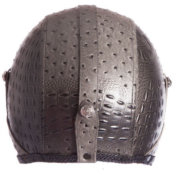 Мотошлем открытый Три четверти для чоппера Ретро-Каска VINTAGE MS-555K-GR M-XL серый MS-555K-GR фото