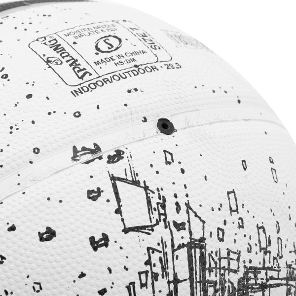 Мяч баскетбольный резиновый SPALDING SKETCH 84447Y размер 7 черный 84447Y фото
