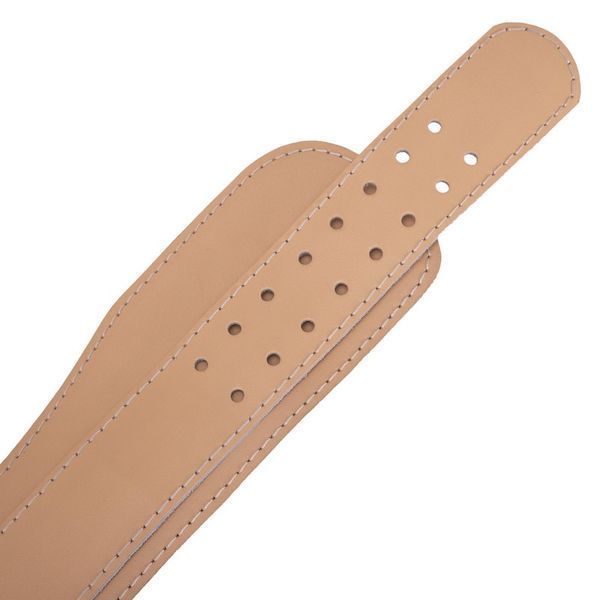 Пояс атлетический кожаный Zelart SB-165351 спинка-15см размер L бежевый SB-165351 фото