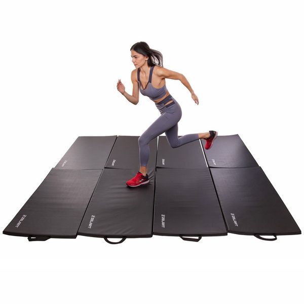 Коврик-мат спортивный складной для упражнений Exercise mat Zelart FI-3565 размер 120х60х2,5см черный FI-3565 фото