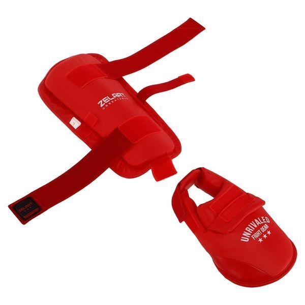 Защита голени и стопы для карате щитки и футы Zelart BO-7249 XS-XL цвета в ассортименте XL BO-7249 фото