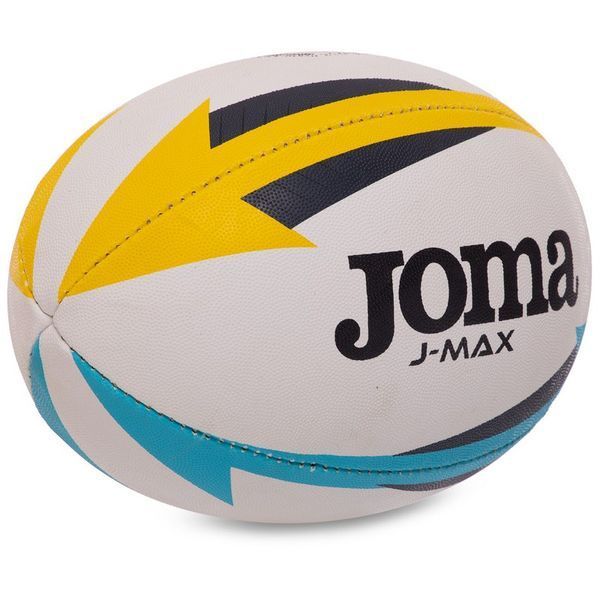 Мяч для регби детский Joma J-MAX 400680-209 размер 3 белый-желтый-синий 400680-209 фото