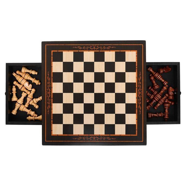 Шахматы настольная игра деревянные на магнитах Xinliye W3302M размер 30см x 30 х 2,5 см W3302M фото