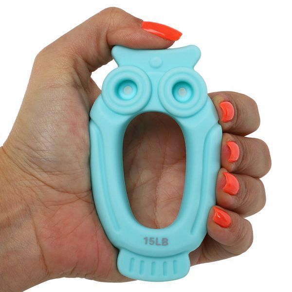 Эспандер кистевой кольцо OWL JELLO FI-4411 1шт нагрузка 2,3-16кг цвета в ассортименте 25LB FI-4411 фото