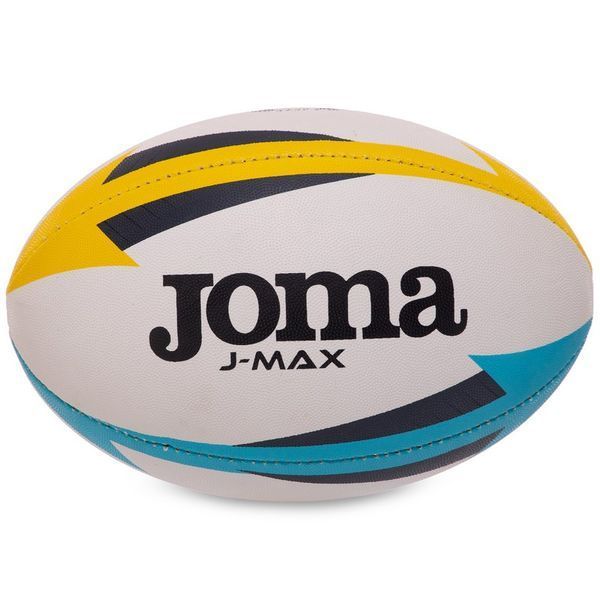 Мяч для регби детский Joma J-MAX 400680-209 размер 3 белый-желтый-синий 400680-209 фото