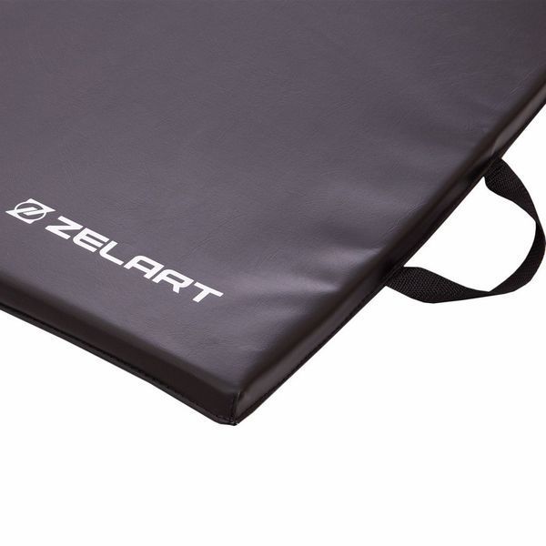 Коврик-мат спортивный складной для упражнений Exercise mat Zelart FI-3565 размер 120х60х2,5см черный FI-3565 фото