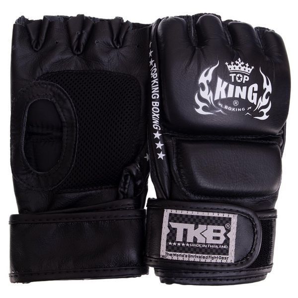 Перчатки для смешанных единоборств MMA TOP KING Super TKGGS S-XL цвета в ассортименте XL TKGGS фото
