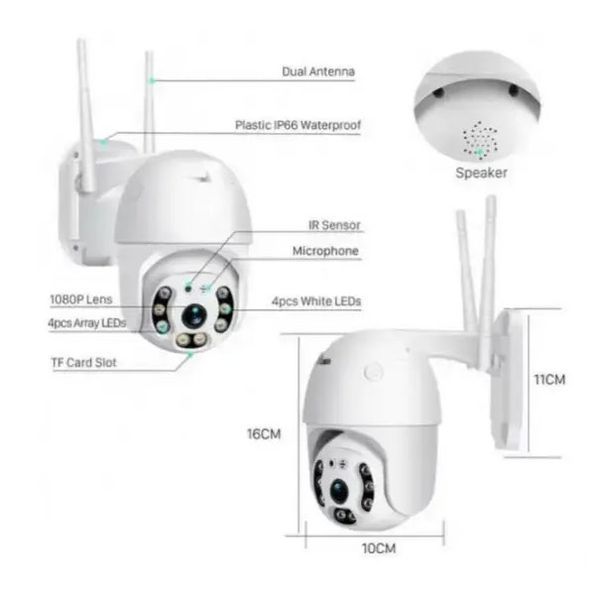 Уличная IP камера видеонаблюдения 3.0 mp YH-8 Камера WiFi с удаленным доступом ws11523 фото