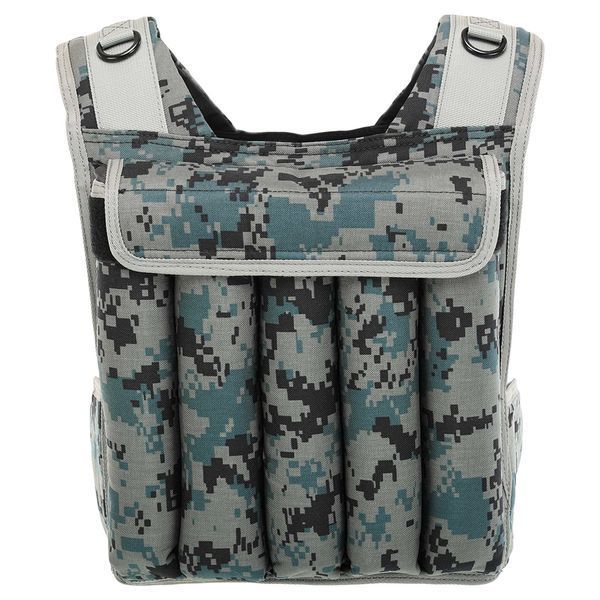 Жилет обтяжувач із регульованою вагою LiveUp WEIGTH VEST LP8195-20 вага-1-20кг чорний-сірий LP8195-20 фото