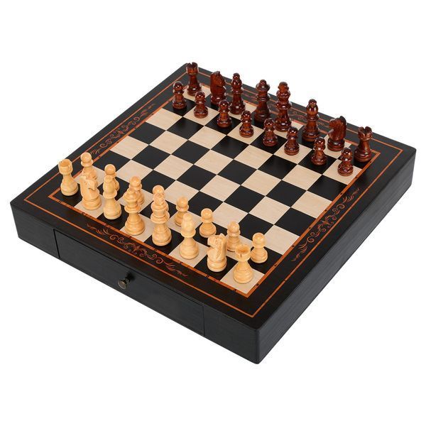 Шахматы настольная игра деревянные на магнитах Xinliye W3302M размер 30см x 30 х 2,5 см W3302M фото