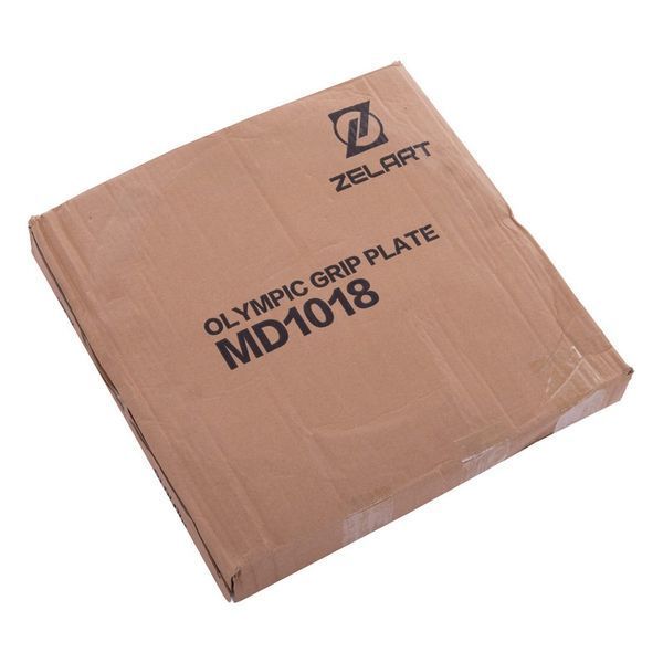 Млинці диски гумові з потрійним хватом та металевою втулкою Zelart TA-2673-20 51мм 20кг чорний TA-2673-20 фото