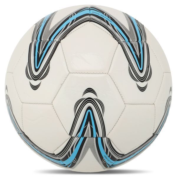 М'яч футбольний STAR SPORTS 550 L101 SB8235 №5 PU білий-блакитний SB8235 фото