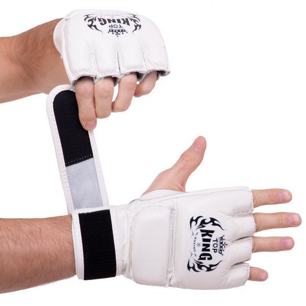 Перчатки для смешанных единоборств MMA TOP KING Super TKGGS S-XL цвета в ассортименте XL TKGGS фото