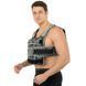 Жилет обтяжувач із регульованою вагою LiveUp WEIGTH VEST LP8195-20 вага-1-20кг чорний-сірий LP8195-20 фото 3