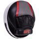 Лапа боксерська пряма кругла тренувальна шкіра UFC PRO Air UCP-75343 25,5х21,5х6см 2штуки чорний-білий UCP-75343 фото 2