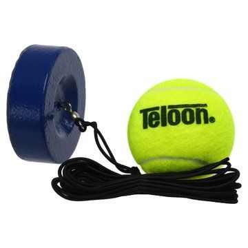Тренажер для великого тенісу - м'яч на гумці з обважнювачем TELOON TENNIS TRAINER T818C салатовий T818C фото
