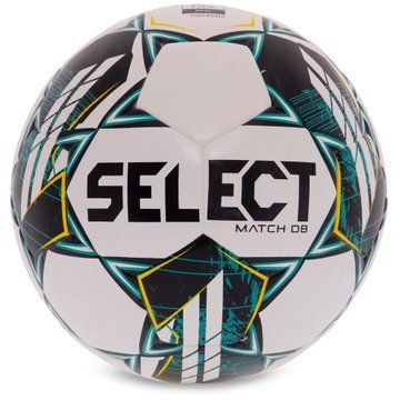 Мяч футбольный SELECT MATCH DB V23 MATCH-WG №5 белый-зеленый MATCH-WG фото