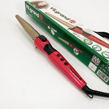 Плойка конусна ViLgrand VHC-3041LC. Колір: червоний ws74634 фото