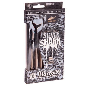Дротики для игры в дартс цилиндрические Harrows SILVER SHARK B623-23 23гр 3шт B623-23 фото