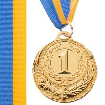 Медаль спортивная с лентой SP-Sport ZING C-4334 золото, серебро, бронза C-4334 фото
