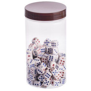 Кости игральные кубики для настольных игр Dice SP-Sport IG-0376 120 шт белый IG-0376 фото