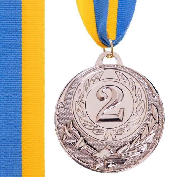 Медаль спортивна зі стрічкою SP-Sport ZING C-4334 золото, срібло, бронза C-4334 фото
