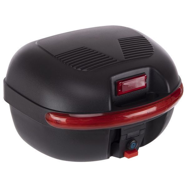 Кофр центральный задний для мотоцикла пластиковый Top Case BUOTAI ZH-938 1шт 40x35x26см черный-красный ZH-938 фото