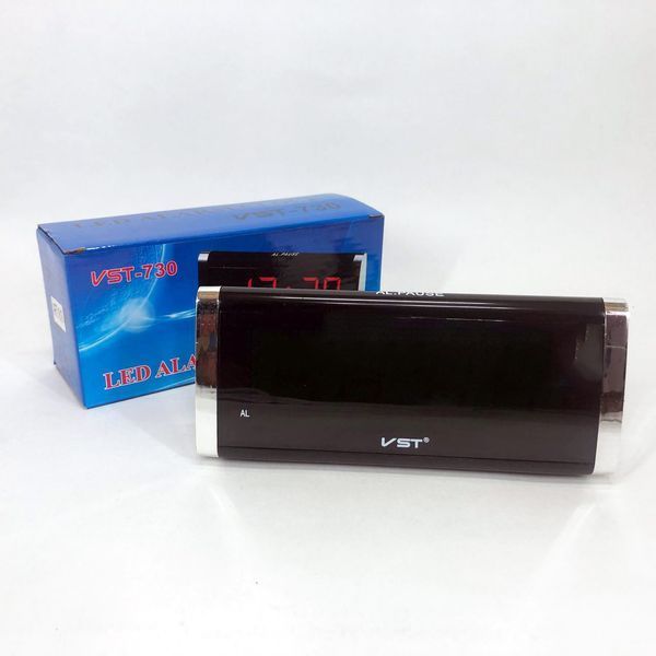 Электронные Часы VST-730-4 green, цифровые настольные сетевые часы, led alarm clock с будильником ws31995 фото