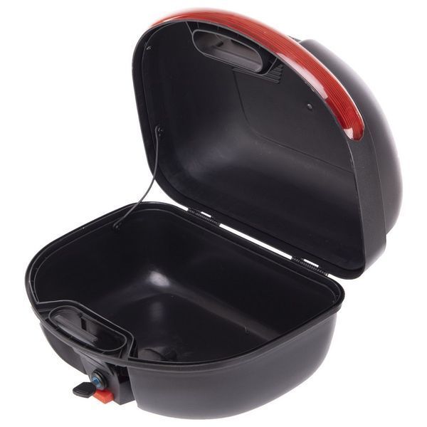 Кофр центральный задний для мотоцикла пластиковый Top Case BUOTAI ZH-938 1шт 40x35x26см черный-красный ZH-938 фото