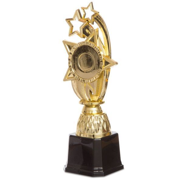 Фигура наградная эмблемоноситель SP-Sport Звезды 19822 высота 26,5см золото 19822 фото