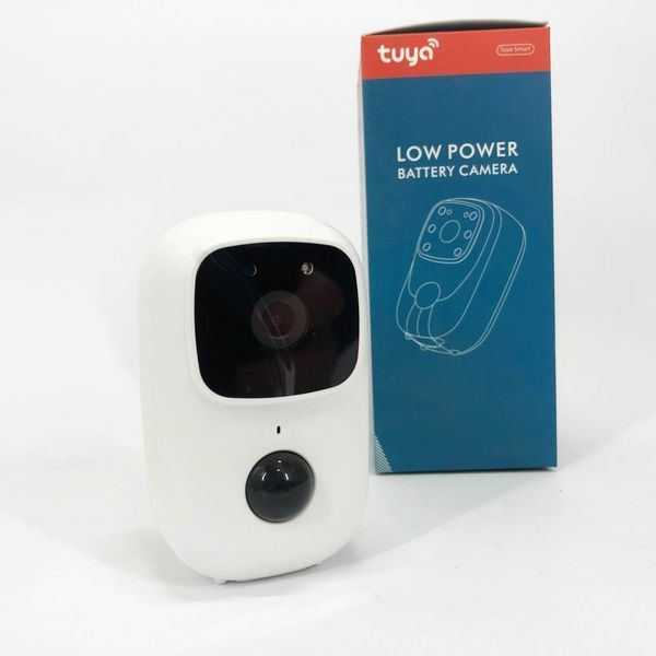 Камера видеонаблюдения Smart wifi приложение Tuya работает от 2x18650 ws15211 фото