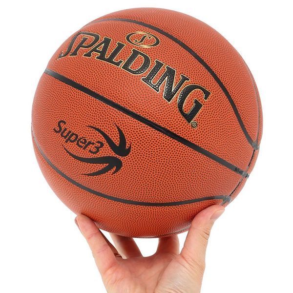 Мяч баскетбольный SPALDING SUPER 3 77747Y размер 7 коричневый 77747Y фото