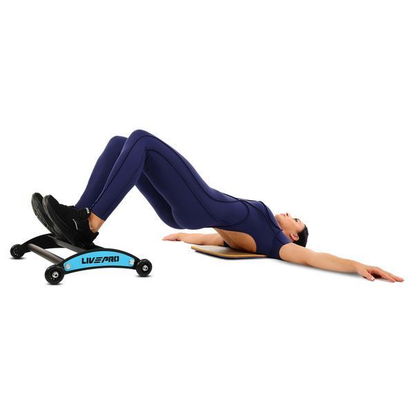 Роллер для ягодичных мышц Glute Ham Roller LiveUp LP8347 размер 66х40,5х10см черный LP8347 фото