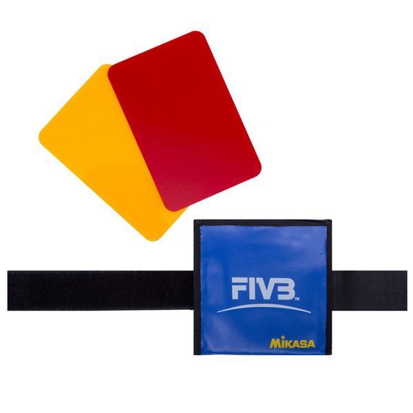 Карточки волейбольные судейские набор арбитра MIK VB-0476 13x15см VB-0476 фото