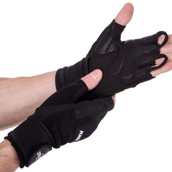 Перчатки для фитнеса и тяжелой атлетики Zelart SB-161057 S-XXL черный XL SB-161057 фото