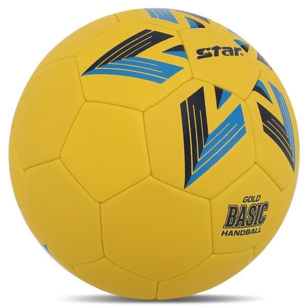 Мяч гандбольный STAR GOLD BASIC HB612 размер 2 желтый-синий HB612 фото