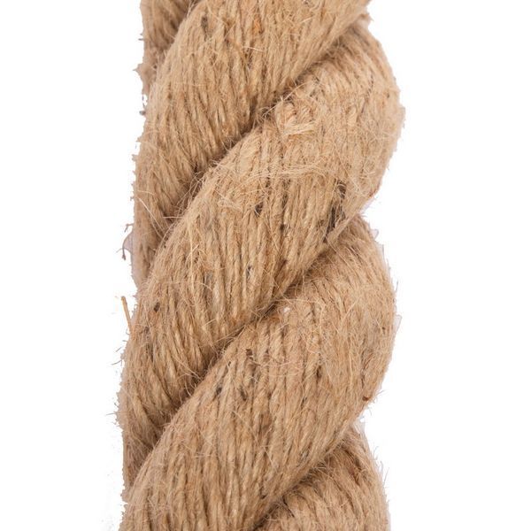 Канат для лазанья из сизаля с креплением COMBAT BATTLE ROPE Zelart FI-0910-15 15м коричневый FI-0910-15 фото
