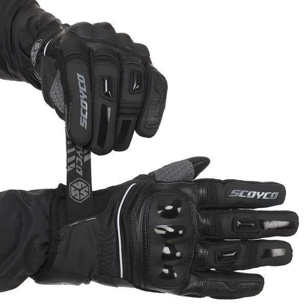 Моторукавиці SCOYCO Waterproof Sensor Touch MC94 S-2XL чорний S MC94 фото