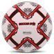 Мяч футбольный гибридная сшивка HYBRID SOCCER STAR FB-4523 №5 PU белый-красный FB-4523 фото 1
