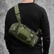 Сумка - подсумок тактическая поясная Tactical военная, сумка нагрудная с ремнем 5 литров кордура хаки ws17279 фото 5