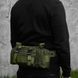 Сумка - подсумок тактическая поясная Tactical военная, сумка нагрудная с ремнем 5 литров кордура хаки ws17279 фото 2